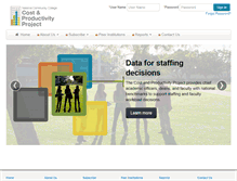 Tablet Screenshot of costandproductivity.org